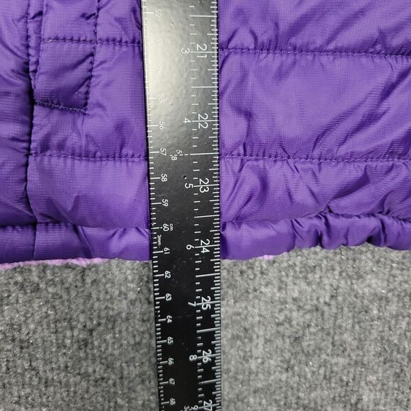 EDDIE BAUER 839OW031 Girls Purple Sherpa Lined Puffer Jacket SIZE LARGE - Picture 8 of 16